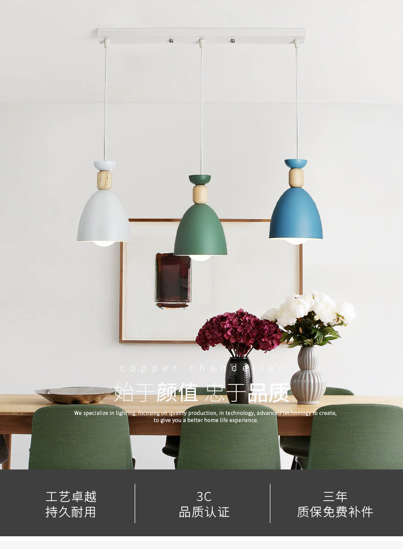 Zhongshan Restaurant Pendant Light Modern Simple Elegant Internet Celebrity Lighting Creative Personality Dining Room Bar Table Nordic Pendant Light