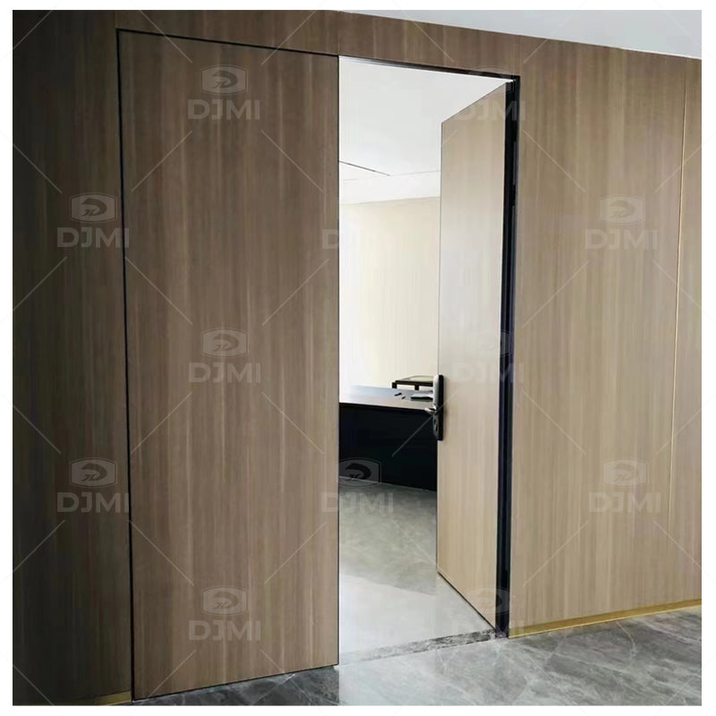 House Use New Design Wood Hidden Door Bedroom Office Invisible Door Wall Decoration Hidden Door