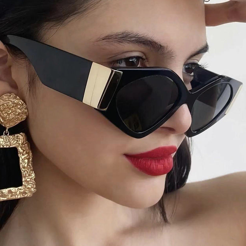 European and American style sunglasses for women trendy high-end feel ins Trendy Fashion Sunglasses for Women Wholesale sunglasses