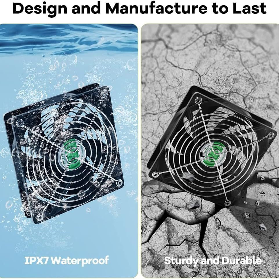 20W Solar Exhaust Fan,Outdoor Solar Fan,Shed,Chicken Coop Pet House