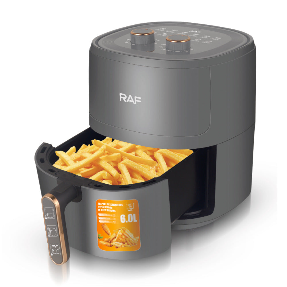 RAF European Standard Air Fryer Household Fully Automatic French Fries Machine Multi-Functional Oven Large Capacity Electric Fryer