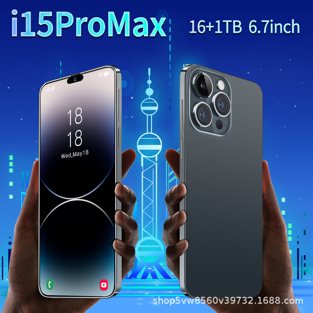 New model i15 ProMAX Smartphone16+1T Hd6.7Large Screen Exclusively for Source Factory