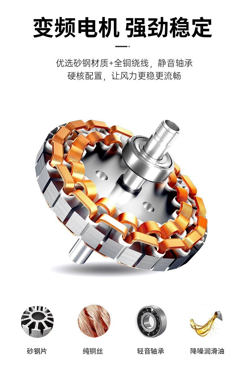 Shaking Head Fan Light Bedroom Ceiling New Ultra-Thin Cloud Light Children's Room Light360Eye Protection Smart Ceiling Fan Light