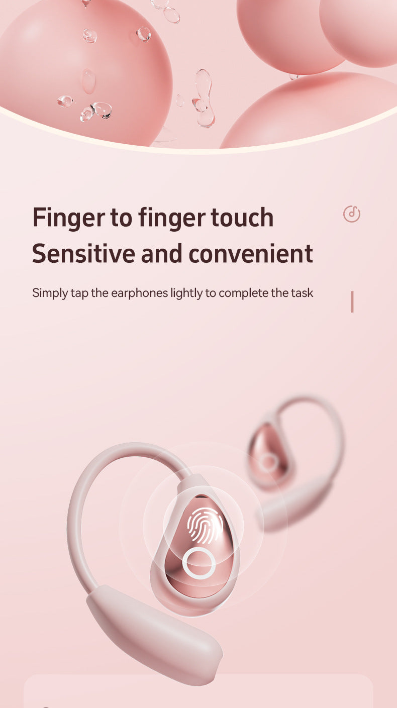 New M95Creative Electroplating OWS Bluetooth earphones non-in-ear over-ear high appearance value long battery life wireless earphones