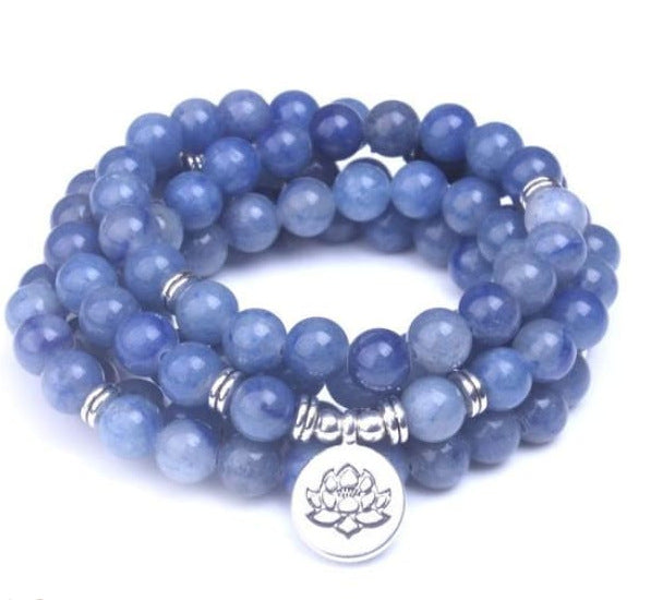 Amethyst Bracelet Men's Volcanic Stone Long Blue Point Bracelet Pyrite White Pine Braided Bracelet