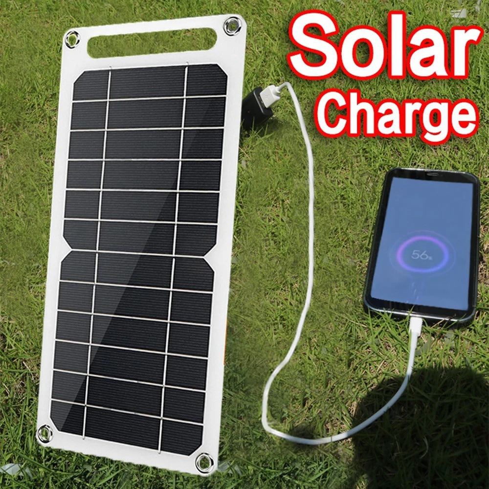 5V 6W Solar panel output USB Outdoor Portable Solar System Mobile Phone Charger Too