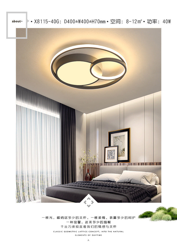 Full Spectrum Creative Nordic Master Bedroom Ceiling Light Simple Modern Home Study Light led Room Lighting Fixtures