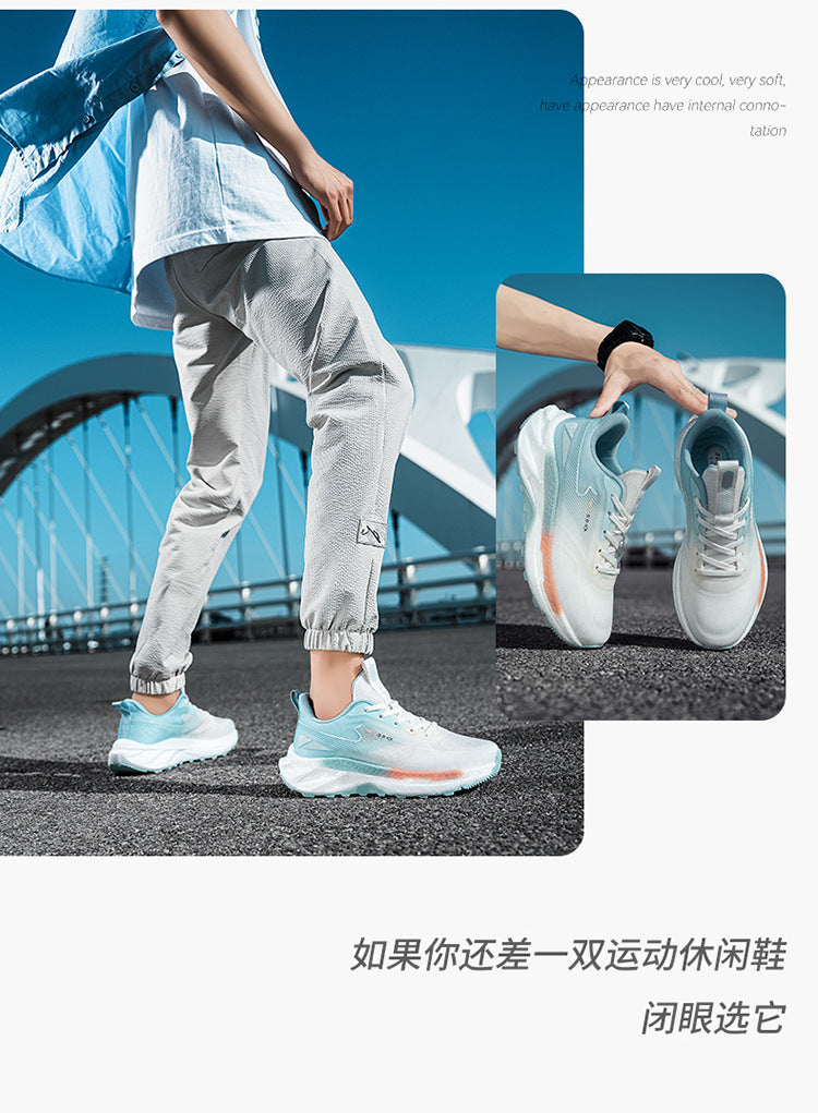 Sports Shoes Men2025New Breathable Anti-Slip Shock Absorption Sports Shoes Soft Sole Casual Lightweight Versatile Professional Fitness Shoes