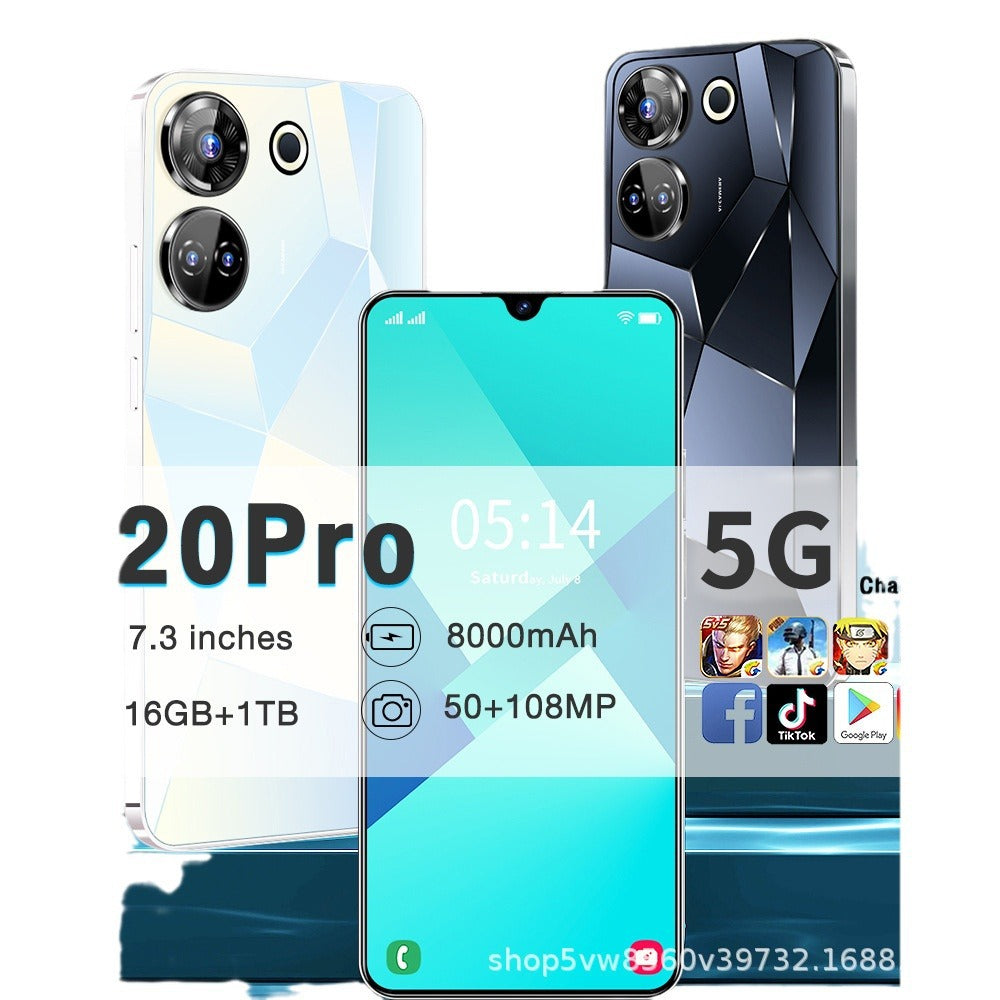 Mobile Phone C20Pro Smartphone16+1T Large Memory Dedicated7.3High Definition Screen Source Factory Wholesale