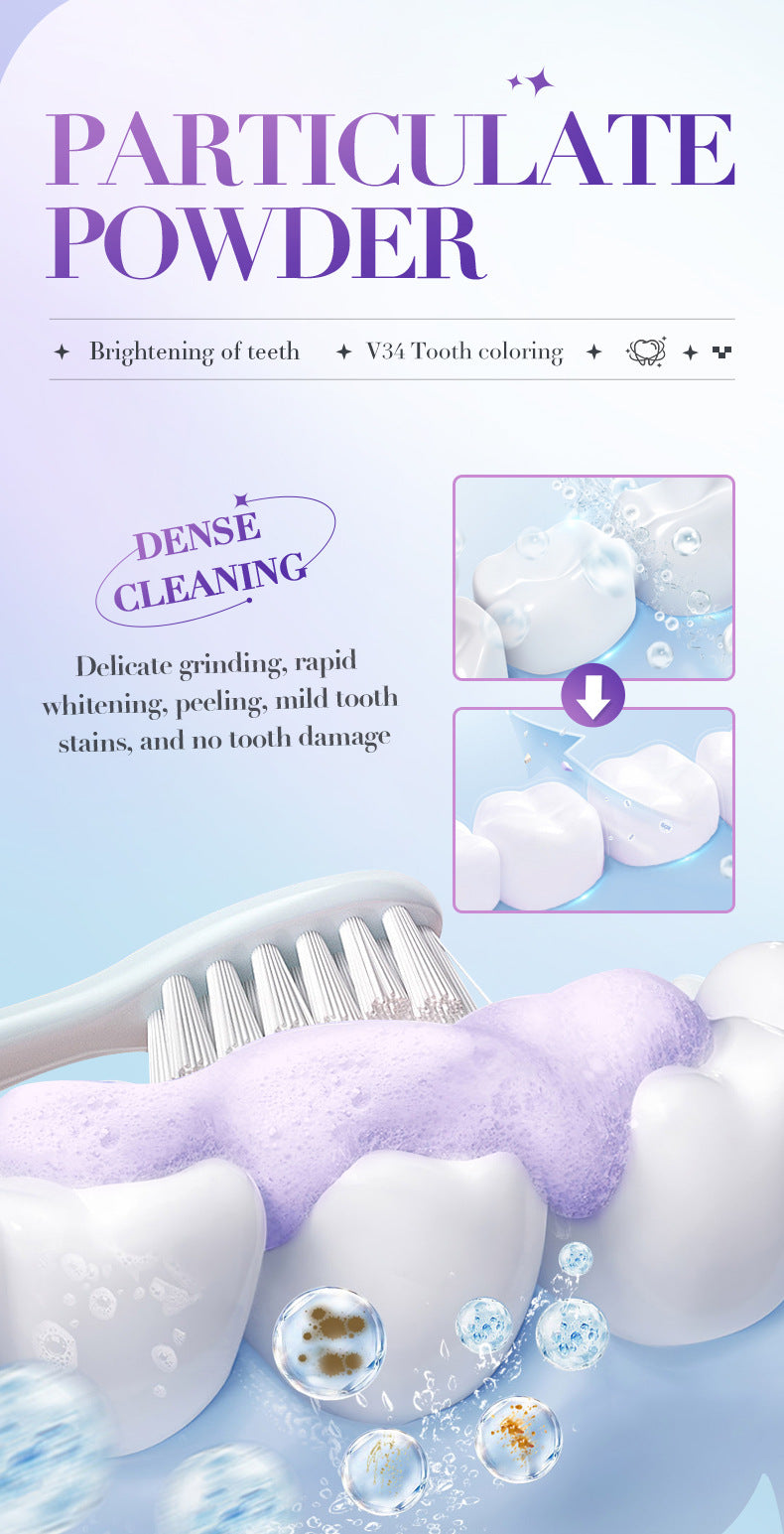 V34Whitening Foam Toothpaste SADOER Clean Teeth Clean Mousse Cross-Border Foreign Trade Wholesale