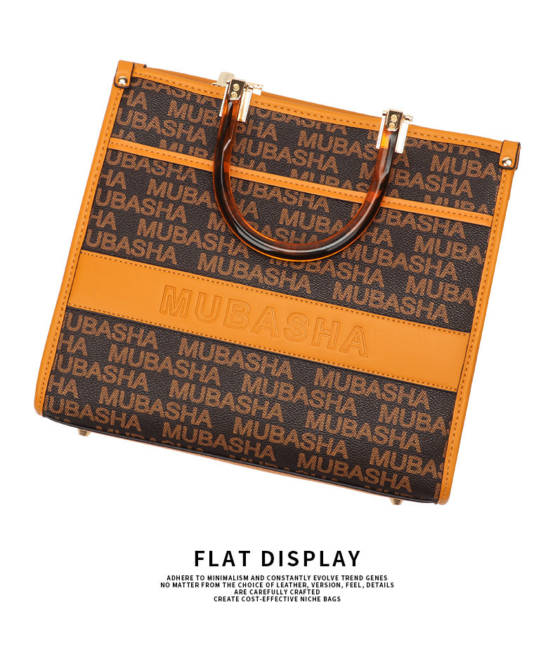 Women's Fashion Trend New Vintage Floral Series Handbag Large Capacity Unique Stylish Crossbody Bag