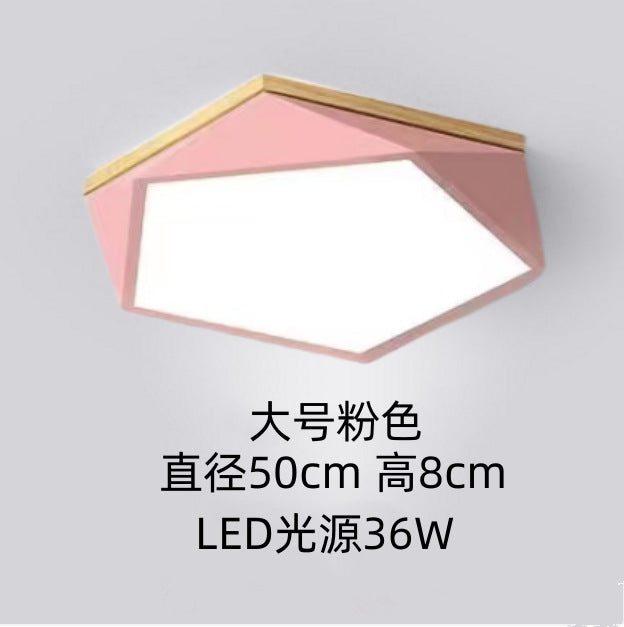Nordic Bedroom Lamp Simple Modern Creative Macaron led Ceiling lamp for master bedroom, children's lamp, bedroom lamp