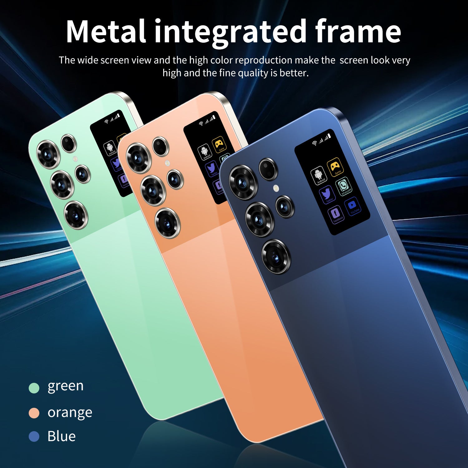 Popular S26 Ultra Mobile Phone16+1TB Android7.3Inch Large Screen Hot Selling on AliExpress