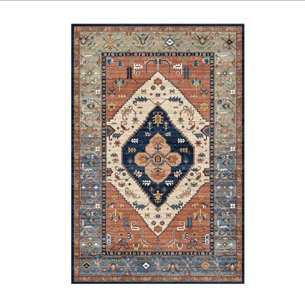 Thickened Imitation Cashmere Persian Carpet Vintage Ethnic Style Living Room Carpet Full Carpet Sofa Coffee Table Rug carpet