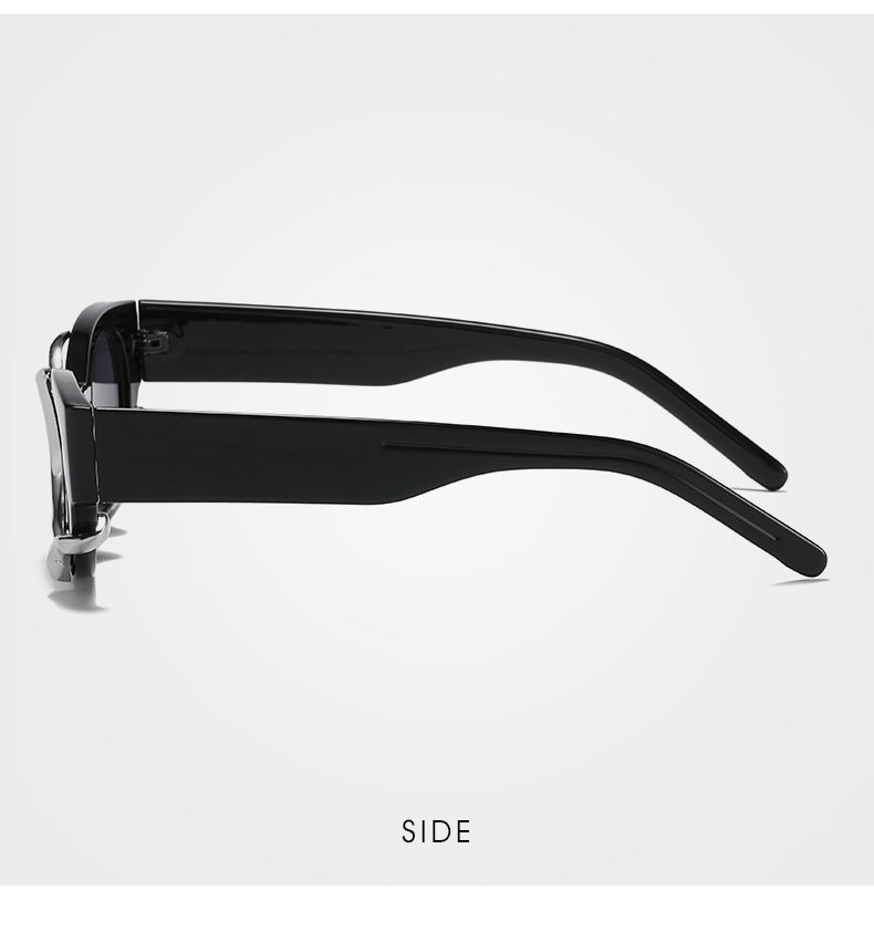 gm Same Style Women's Sunglasses Snake Small Frame Sunglasses High-End Steampunk Cat Eye Glasses shades