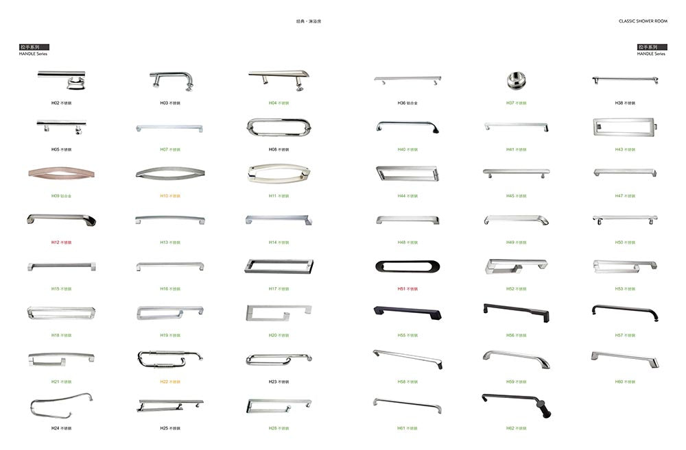 Luxury Simple Curved Tempered Glass Shower Door Cabin Shower Enclosure Bathroom