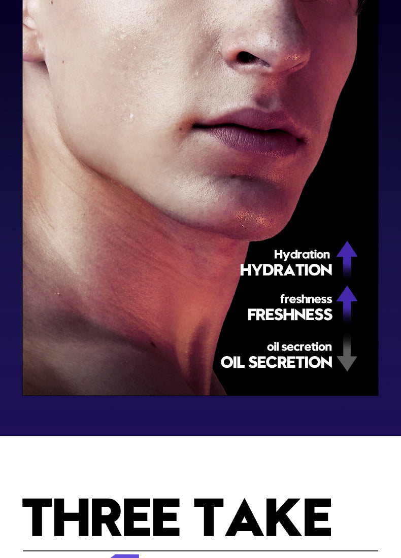 Full English Men's Face Mask25g SADOER Cool and Refreshing Men's Hydrating Mask Stickers  Wholesale