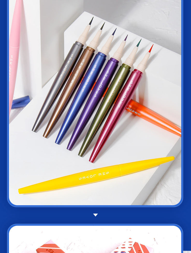 SHELOVES Eyeliner Waterproof Non-Smudge Black Brown Ultra-Fine Lower Lash Liquid Eyeliner Pen