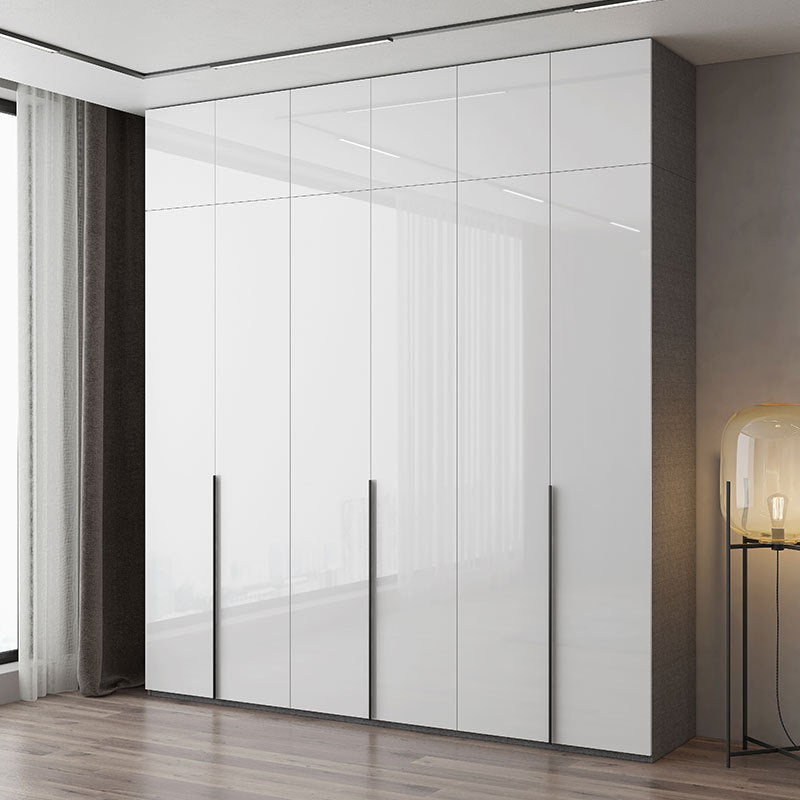 Wardrobe Light Luxury High-End Feel Home Bedroom Simple Rental Room Storage Cabinet Economical Overall Combination Wardrobe Customization