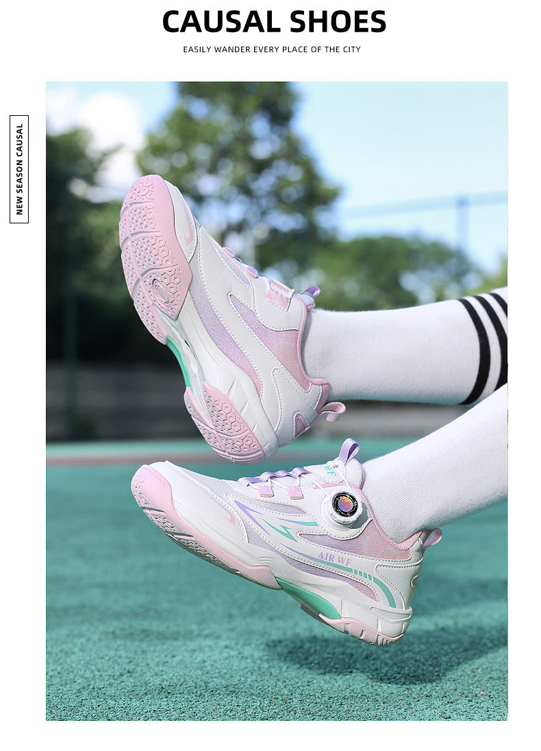 Children's Badminton Shoes New Table Tennis Breathable Soft Sole Lightweight Non-Slip Professional Competition Training Boys' Sports Shoes