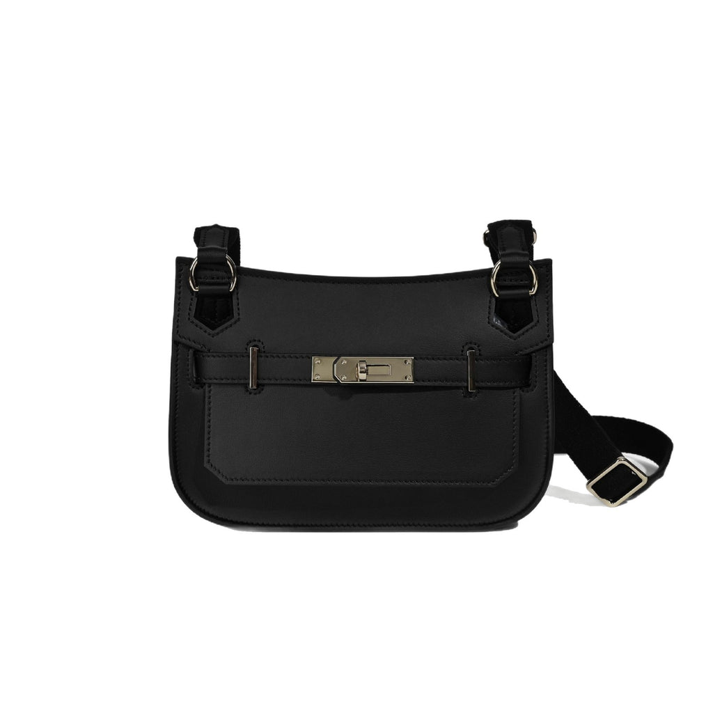 European and American retro new style high-end calfskin Kelly bag for women mini Gypsy Shoulder Crossbody Bag Genuine Leather Women's Bag