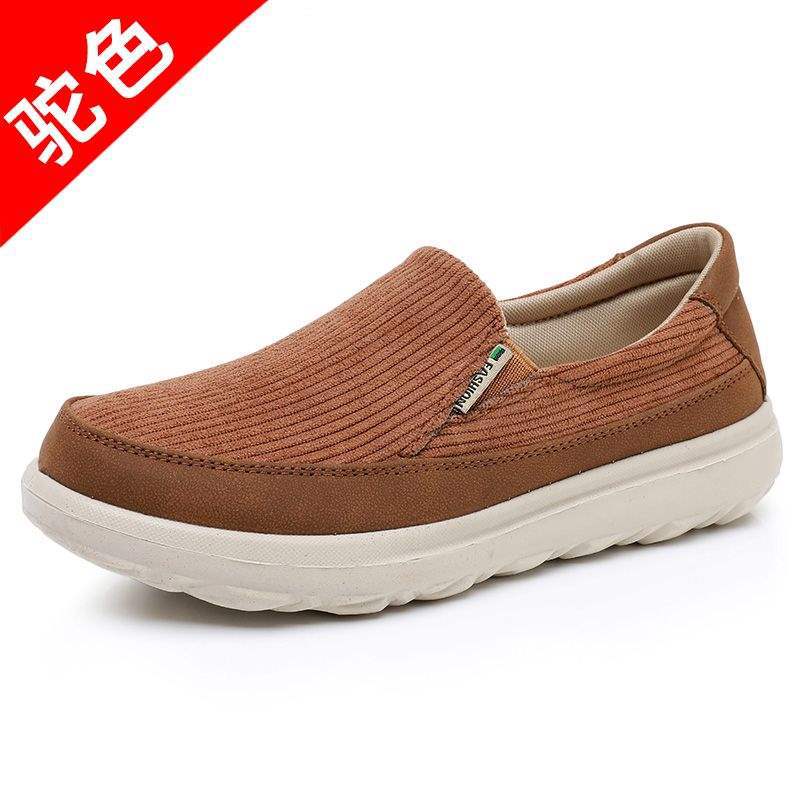 Old North Cloth Shoes Spring and Autumn Canvas Shoes Soft Sole Women's Casual Shoes for Mothers Middle-aged and Elderly Non-slip Breathable Slip-on Shoes