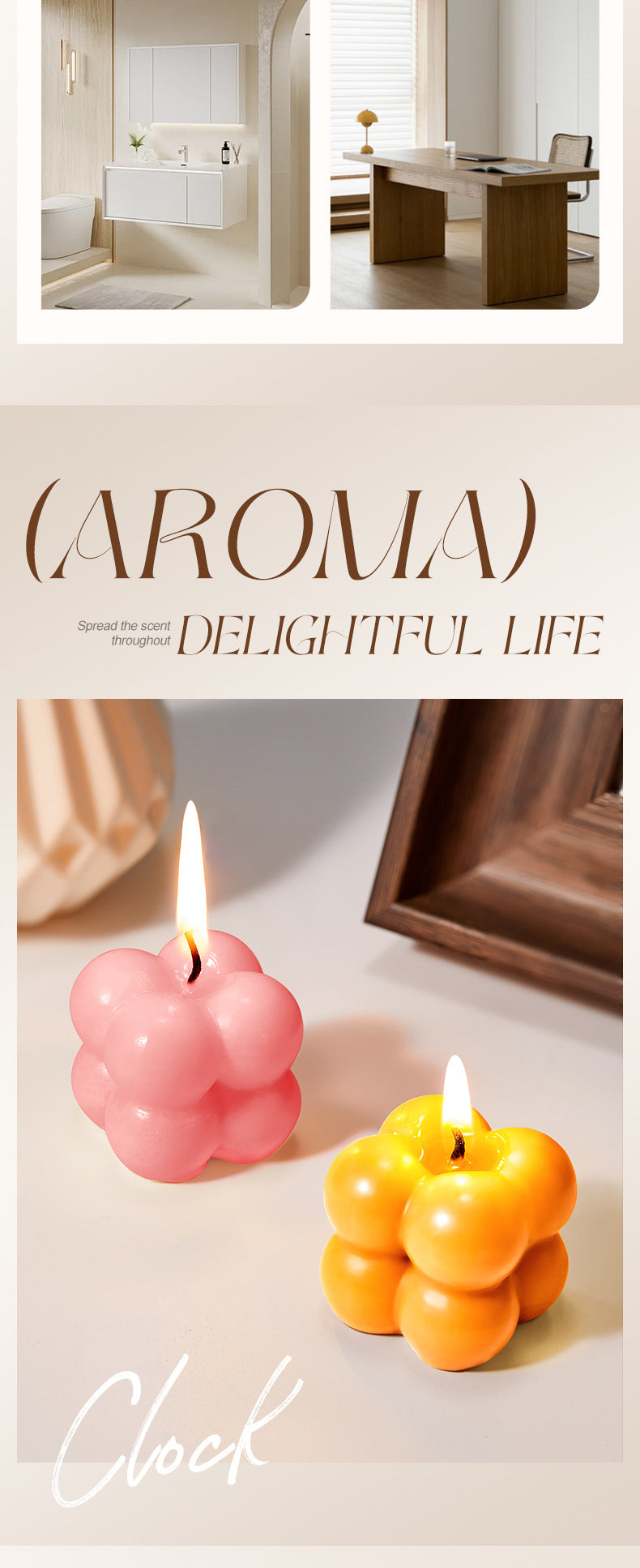 Magic Cube Scented Candle SADOER Celebration Birthday Party Multicolor Birthday Candles Cross-Border Wholesale