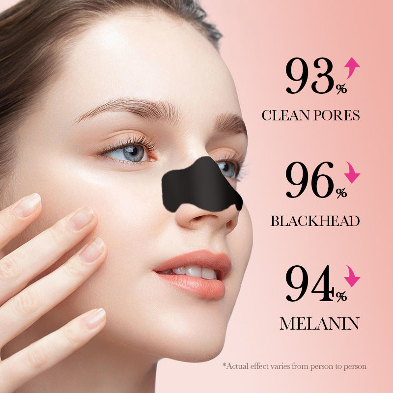 Full English Bamboo Charcoal Women's Nose Strips SADOER Deep Cleansing Blackhead Removal Nose Strips  Wholesale