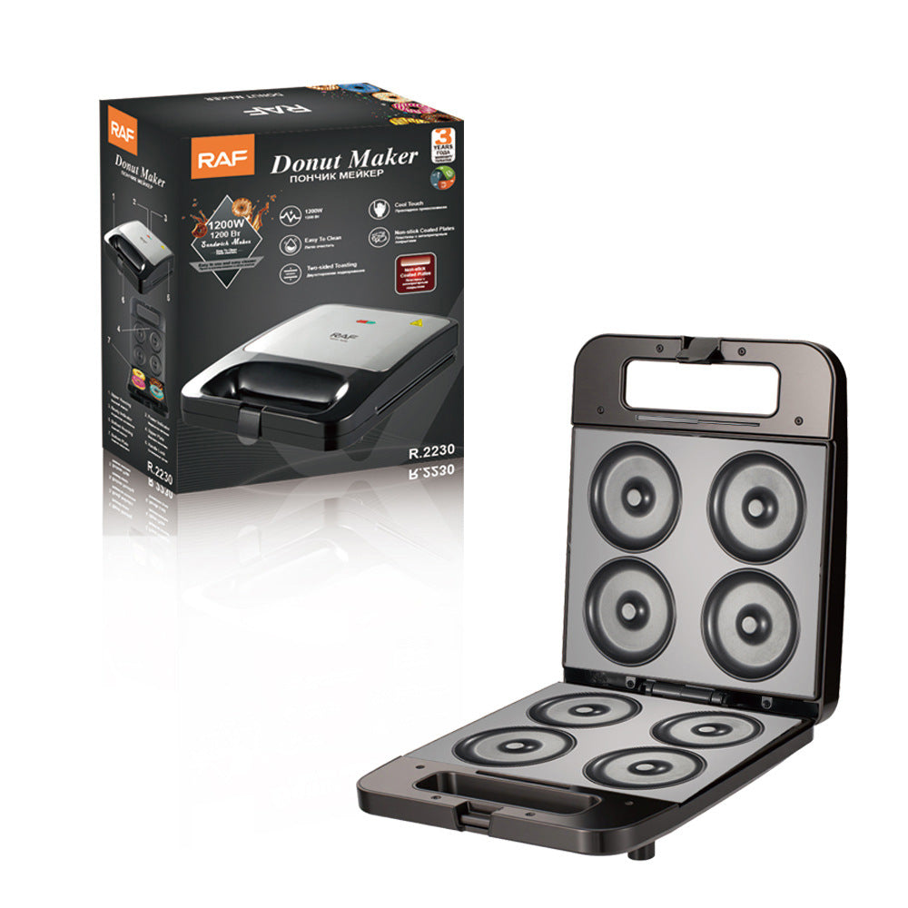 RAF European Standard Household Donut Breakfast Maker Internet Celebrity Mini Cake Round Cake Maker Light Food Machine Baking2230