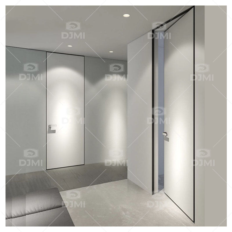 DJMI Interior Wood Built-In Hidden Doors Room Door Secret Wall Frameless Invisible Door