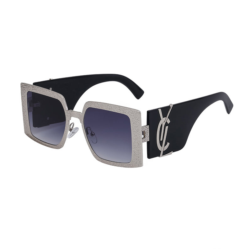 European and American Fashion Large Frame Sunglasses for Women, Sun Protection Outdoor Sunglasses, Wholesale Big Brand Glasses sunglasses