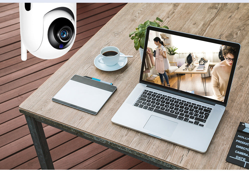 HD Smart Camera Minion Gimbal Remote Shaking Head Camera Home Wireless WiFi Monitor