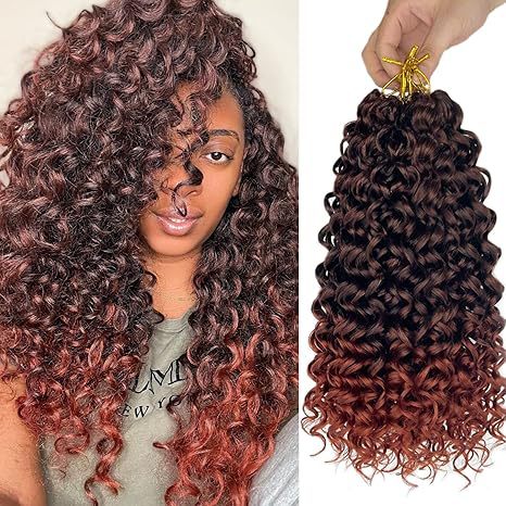 Synthetic Crochet Hair GOGO Curl Crochet Hair Multi-size Corrugated Wig Dropshipping