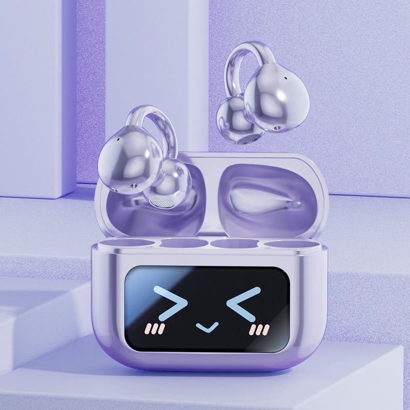 M100Hot-selling Popular Clip-on Touch Smart Color Screen High-Quality Bluetooth Earphones Wholesale from Factory Source
