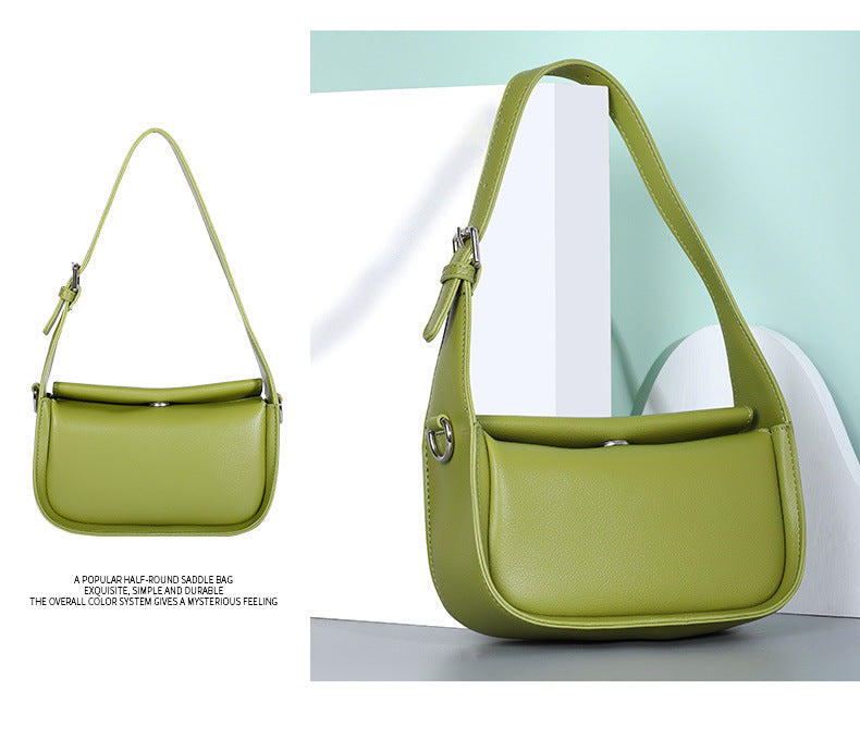 In-stock One-piece Dropshipping Women's Shoulder Bag2024New simple design versatile crossbody small bag for commuting