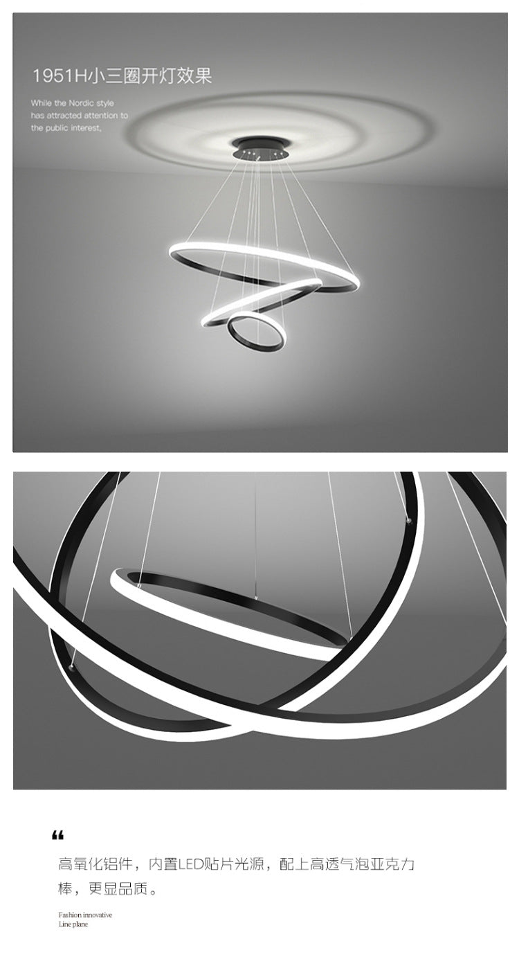 Dining Room Chandelier Nordic Modern Minimalist Dining Room Elegant and Luxurious led Chandelier Home Bedroom Living Room Chandelier