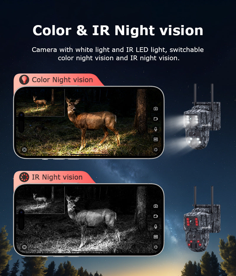 AOV Low Power Consumption4G Solar camera outdoor wireless600Ten Thousand Pairs of Lenses