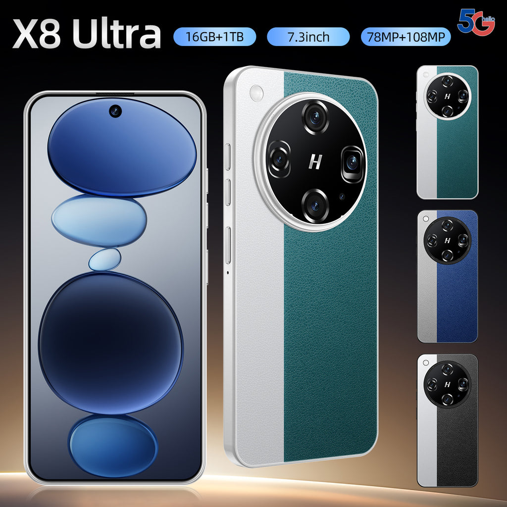 Specially designed for smartphones X8 Ultra Android Large Screen16+1T Factory Price for Mobile Phones Dried shrimp