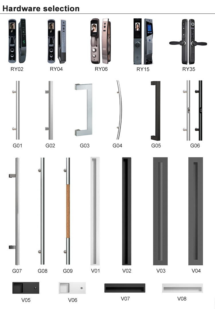 Customized Modern Metal Aluminum Pivot Front Entry Stainless Steel Pivot Security Entrance Doors With Sidelight