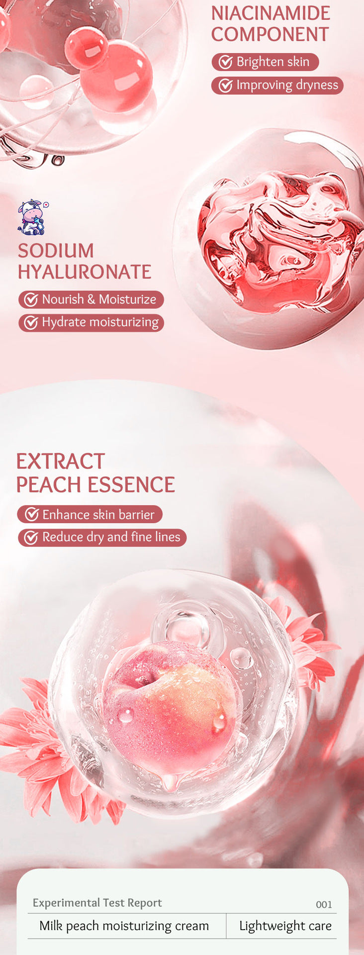 Milk Fruit Cream SADOER Smooth and delicate hydrating skin moisturizing cream cross-border foreign trade wholesale