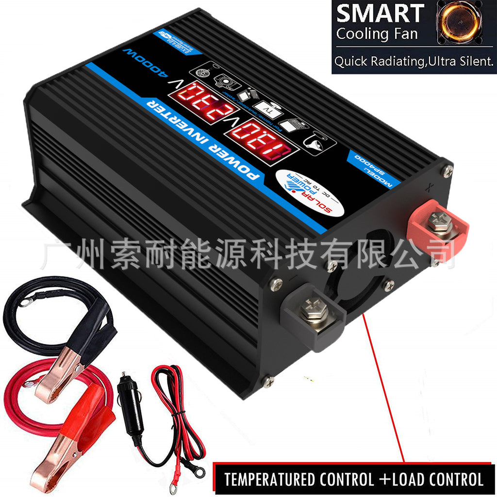 Vehicle Inverter300W 12V Turn110V 220V Dual Voltage Display car inverter Export
