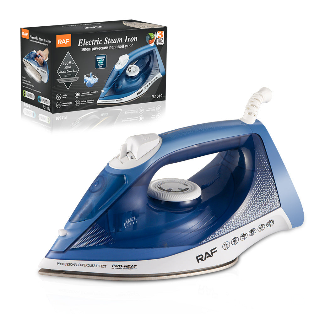 European Standard Household Portable Handheld Steam Electric Iron Household Super High Power1400W Ceramic Soleplate Ironing Clothes