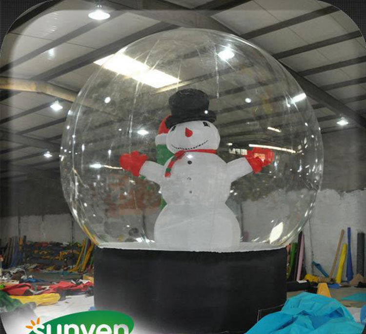 Transparent Inflatable Starry Sky Romantic Bubble House Hotel Outdoor Transparent Display Tent Famous Accommodation Crystal House Snow Globe