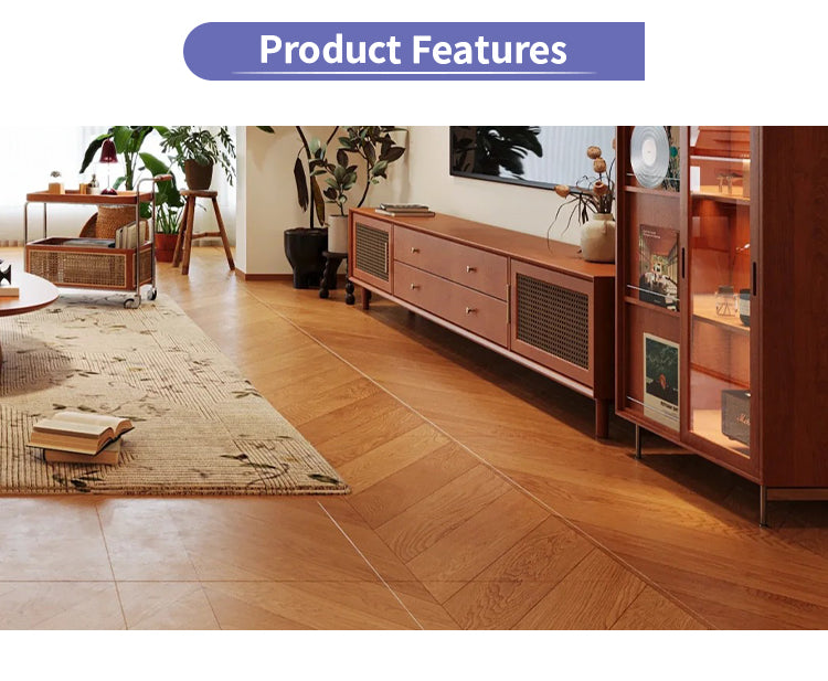 ENF Certified Custom Multilayer Engineered Wood Flooring AB Grade Oak Click Lock for Outdoor Use Unique Interior Design Product