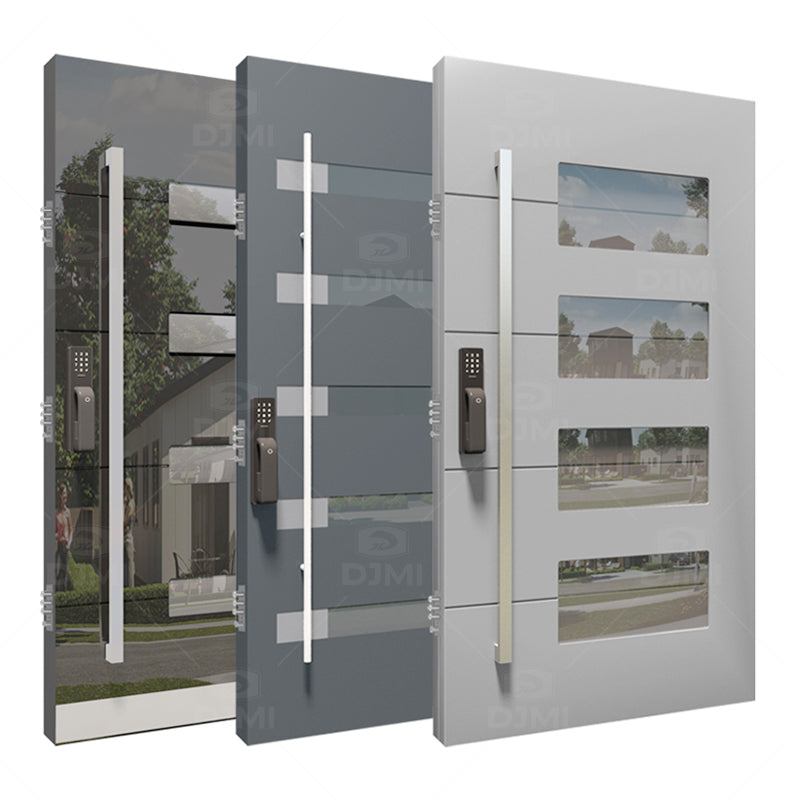 China Top Manufacturer Custom Tall Entry Classic Aluminum Pivot Door Exterior Front Door Modern Front Entry Door