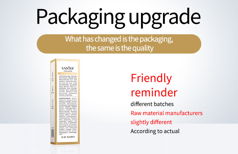 Full English Collagen Lotion80mlSADOER Hydrating, moisturizing, refreshing essence lotion for  foreign trade wholesale