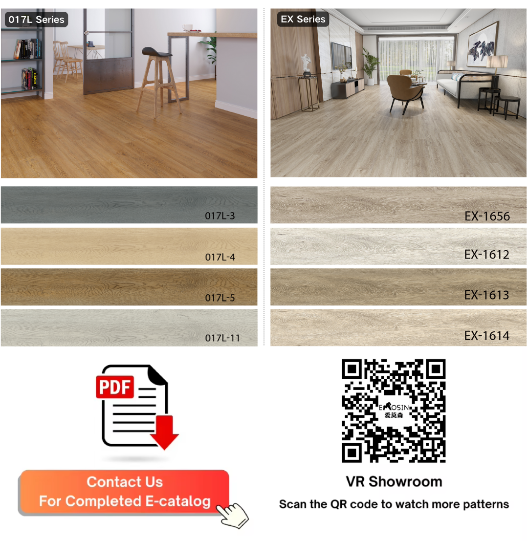 High Quality pp Vinyl Tiles 5mm Dryback Dry Back Lvt Flooring
