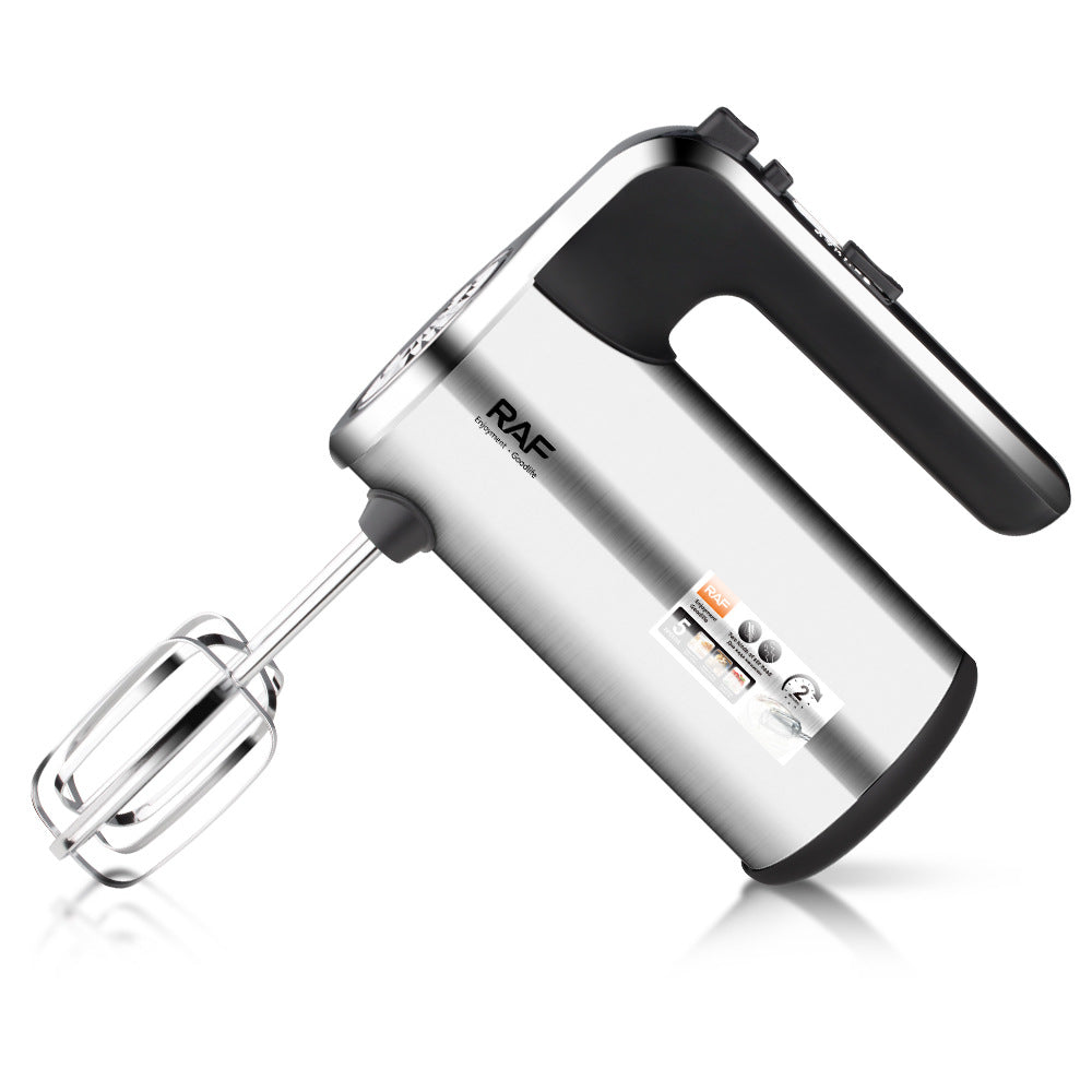 RAF European Standard Fully Automatic Handheld Household Electric Egg Beater Baking High-Power Whisk Cream Mixer