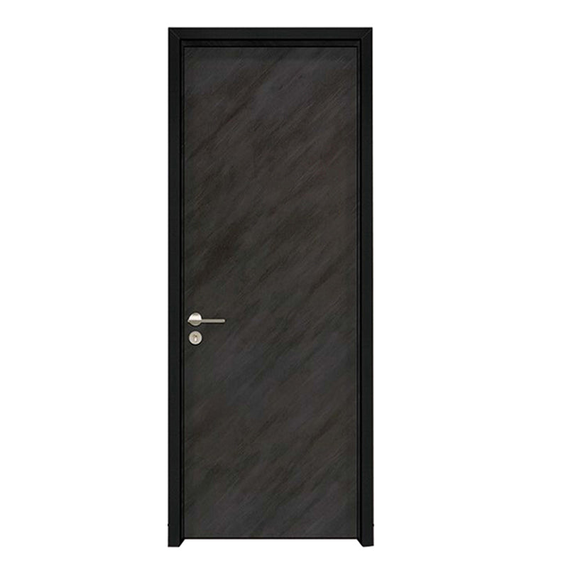 Wooden Color Plywood Hollow Aluminum Honeycomb Semi Solid Core Flush Door French Style Interior Wooden Door