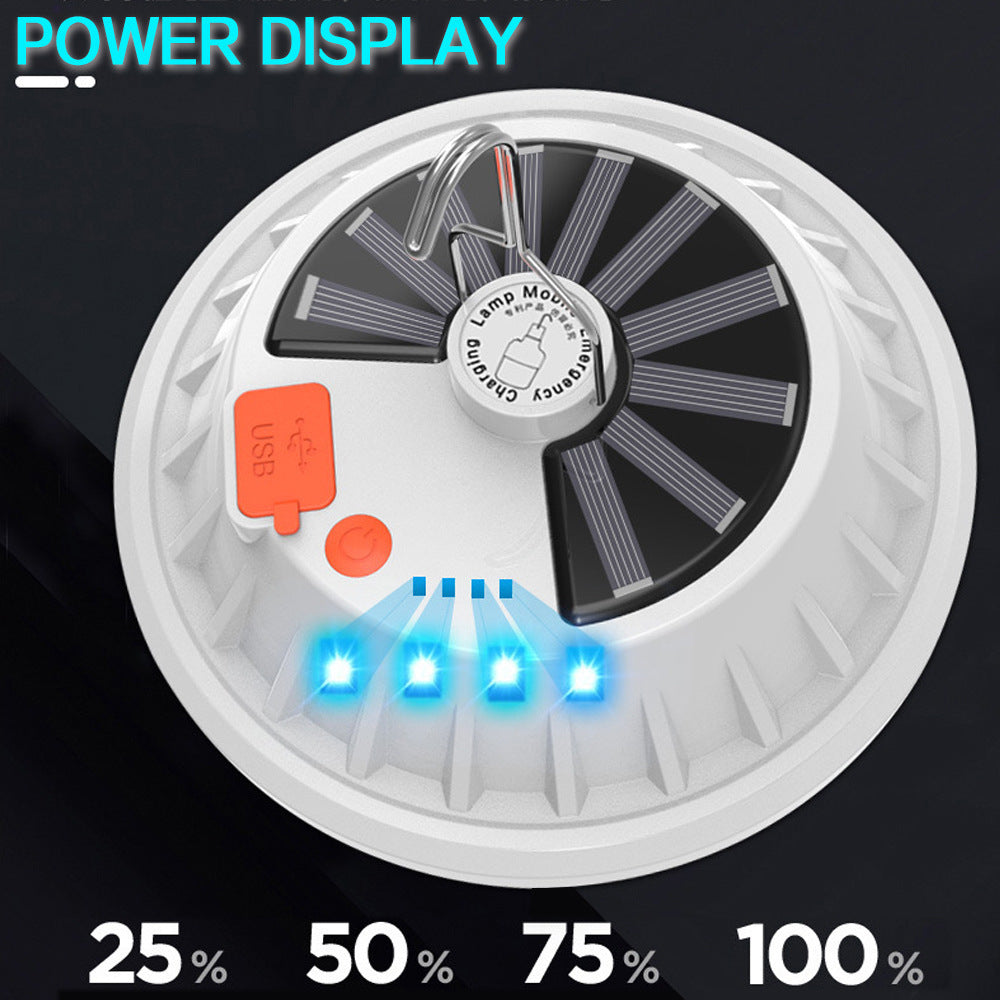 Special Ultra-Bright New Solar UFO Tent Light Outdoor Camping Light Night Market Stall Light Emergency Light